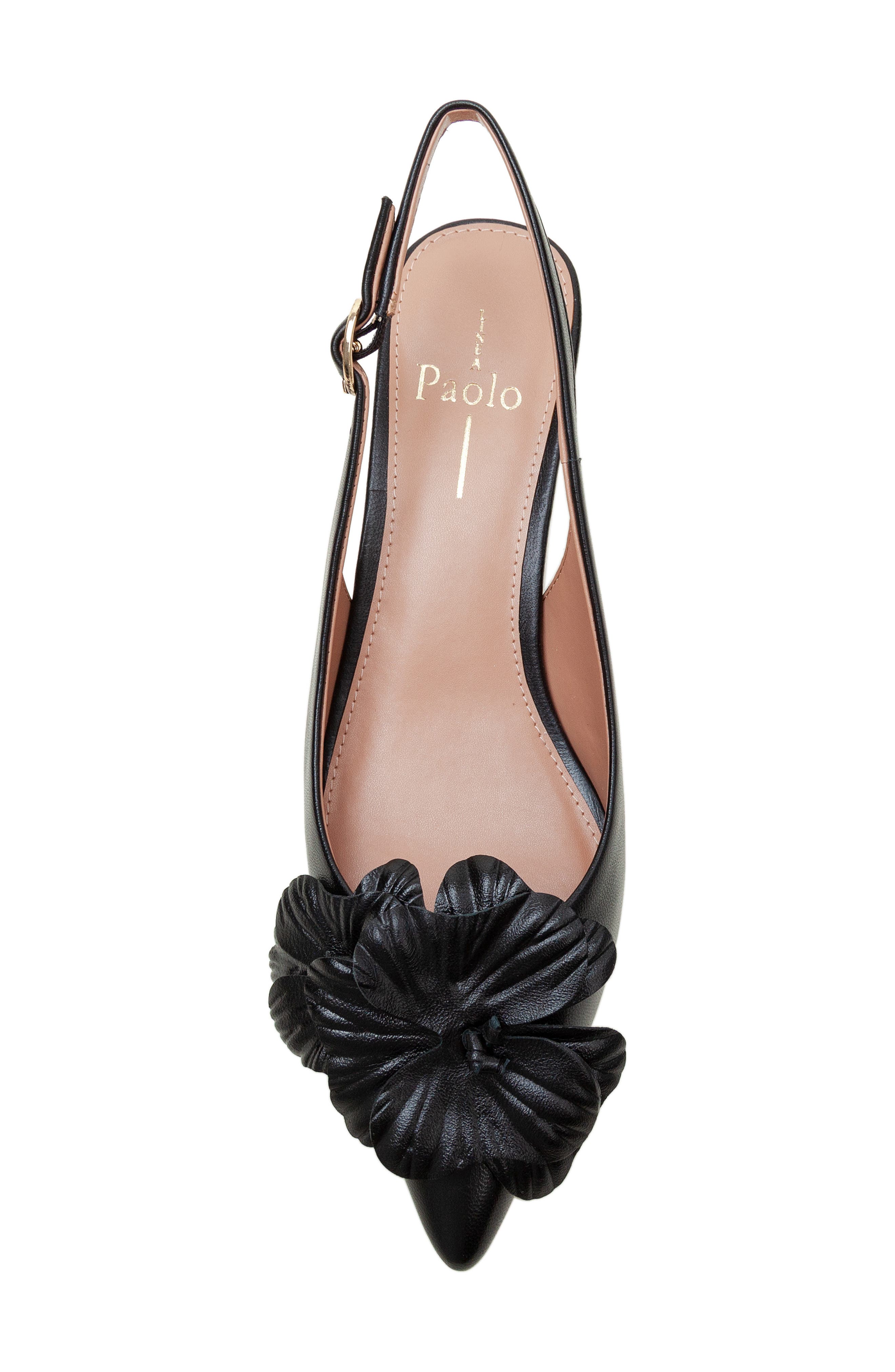 Linea Paolo Castiel Slingback Pointed Toe Kitten Heel Pump, Alternate, color, 