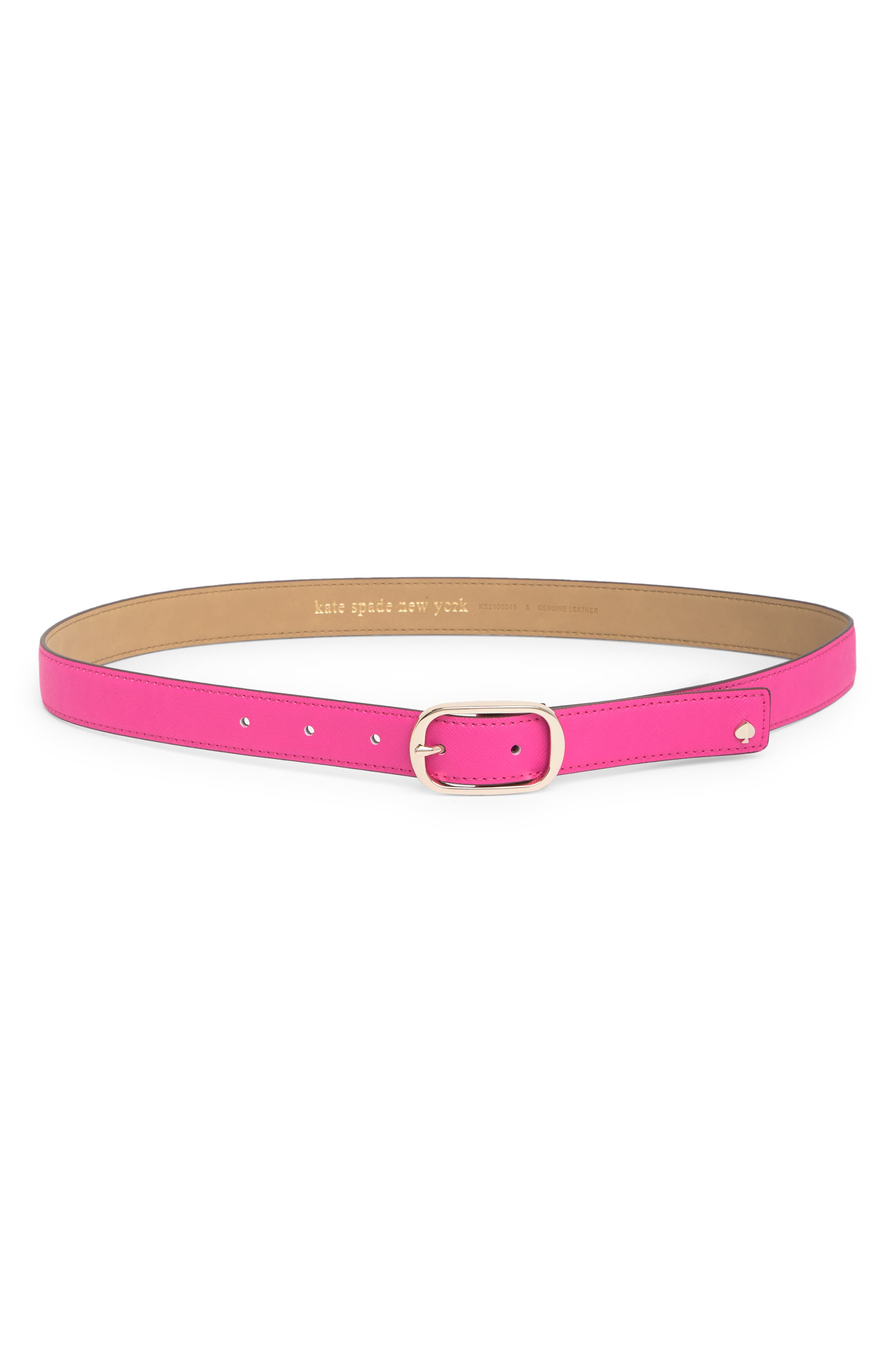 Kate Spade New York stitched feather edge belt
