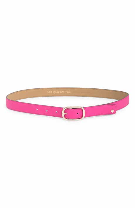 Kate Spade New York stitched feather edge belt