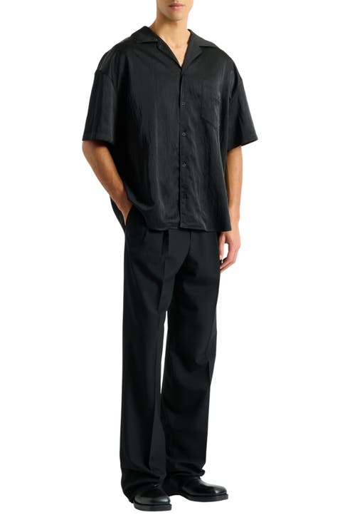 Paris shirt in textured nylon