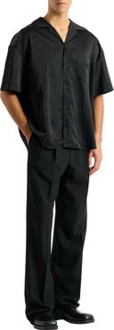 Balmain Paris shirt in textured nylon