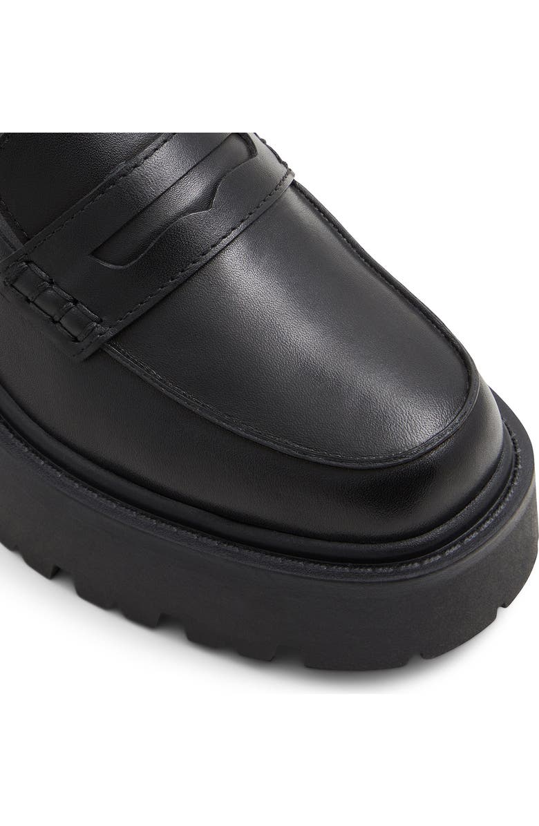 ALDO Cadaycia Platform Penny Loafer, Alternate, color, Black