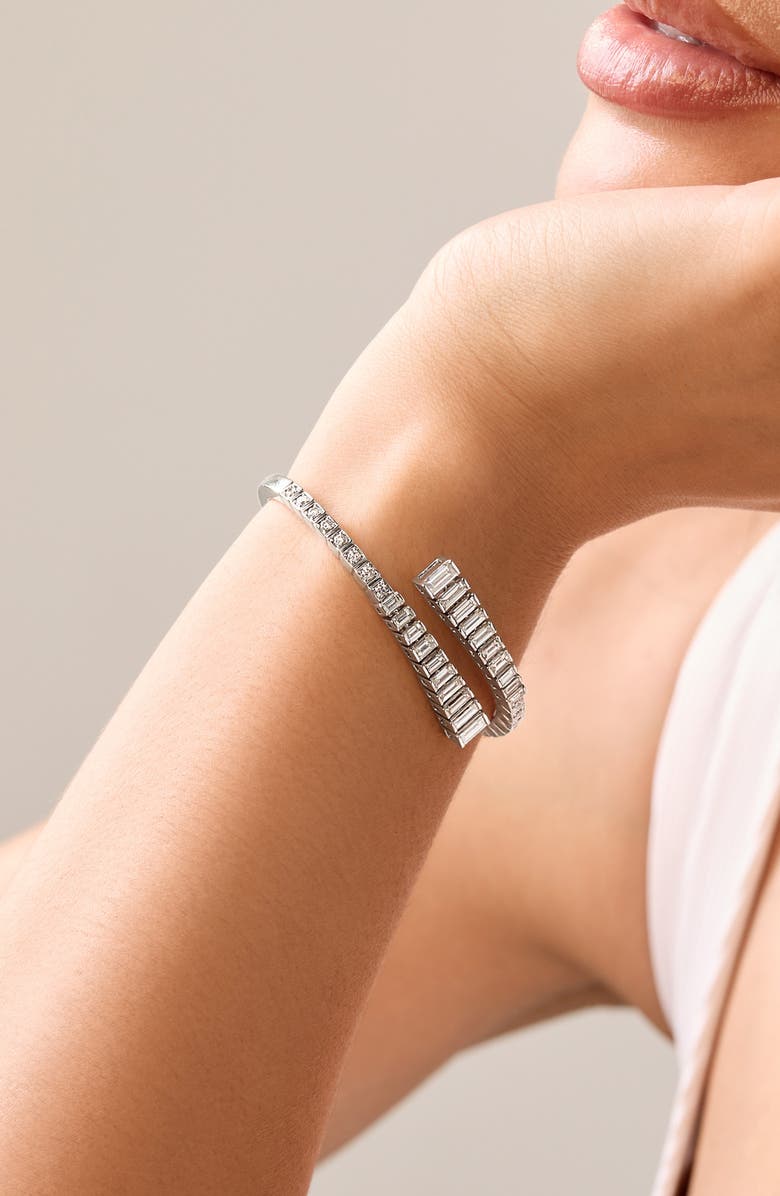 Bony Levy Gatsby Diamond Wrap Bangle Bracelet, Alternate, color, 