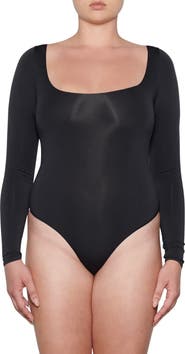 SKIMS ESSENTIAL LONG SLEEVE SCOOP BO