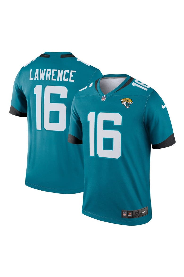 Men's Nike Trevor Lawrence Teal Jacksonville Jaguars Legend Jersey, Main, color, Teal