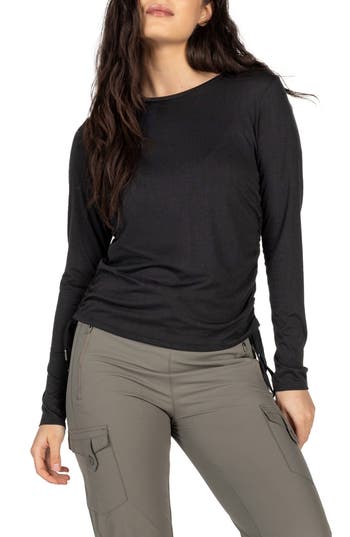 Kyodan Long Sleeve Activewear T-shirt In Black