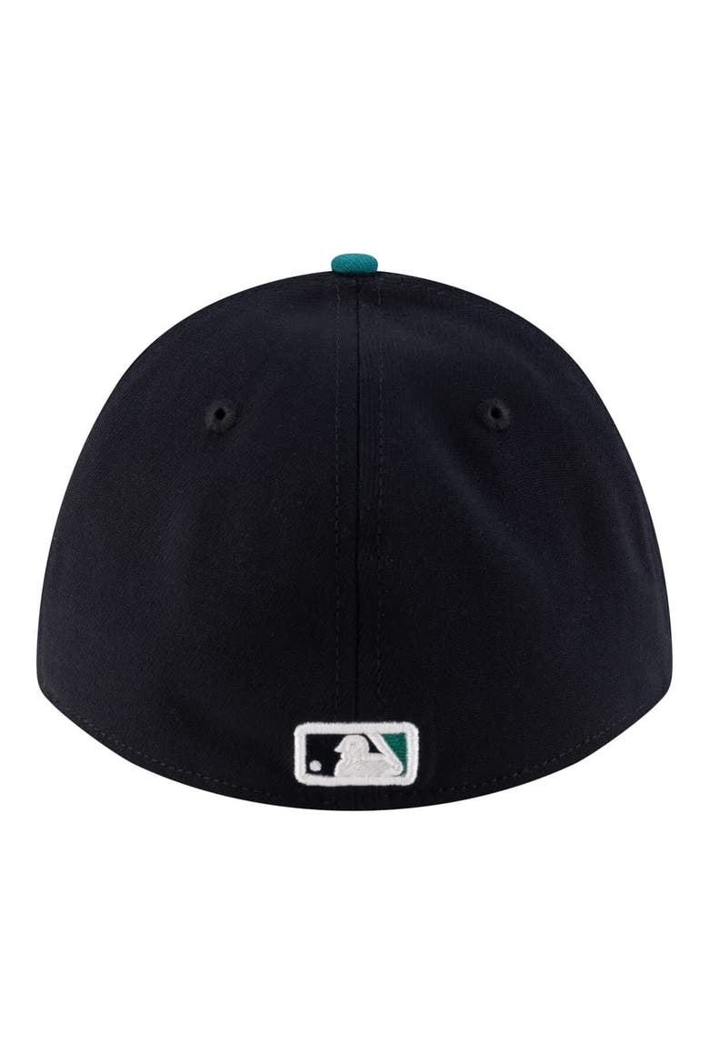 Men's New Era  Navy Seattle Mariners Alternate Player Replica 39THIRTY M-Crown Flex Hat, Alternate, color, Navy