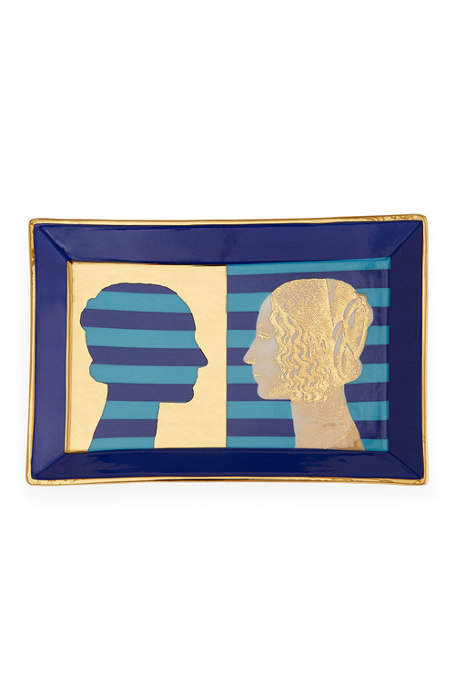 Jonathan Adler Renaissance Rectangle Tray In Multi