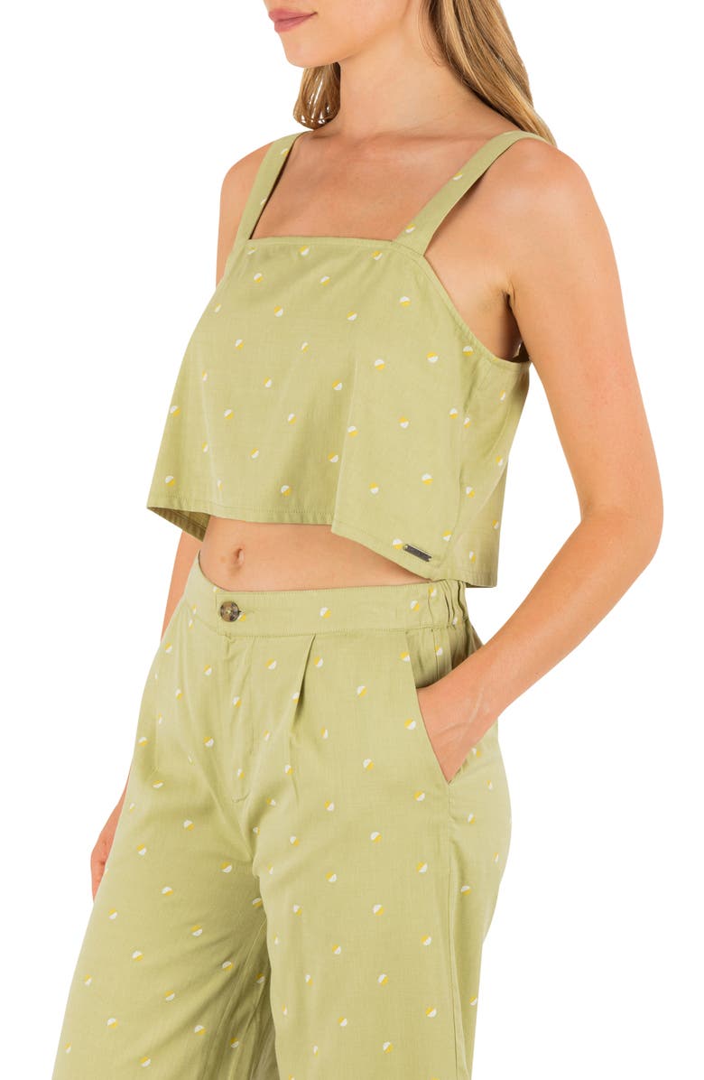 Hurley Wavy Dot Crop Tank, Alternate, color, 