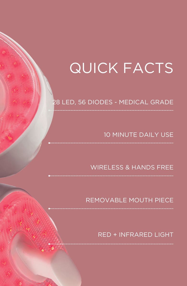 SOLARIS LABORATORIES NY LED Lip Volume Pro Red Light Device for Plump Lips, Alternate, color, White