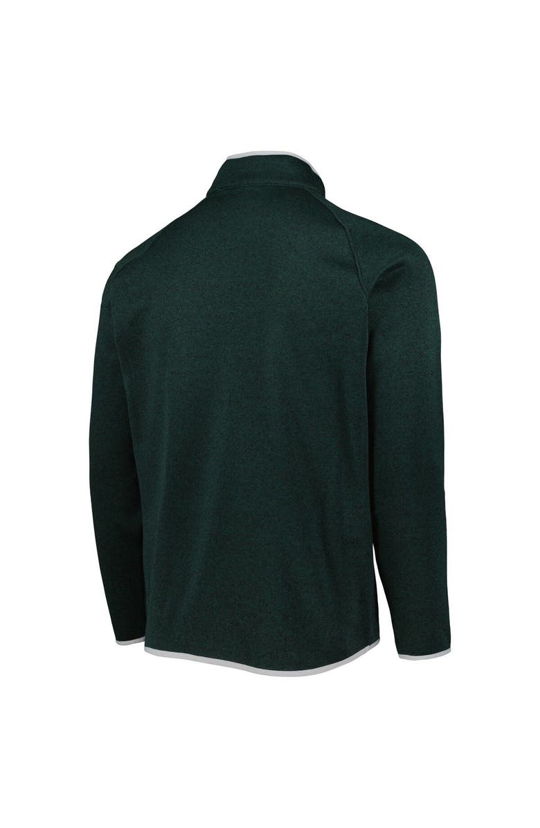 Columbia Men's Columbia Green Michigan State Spartans Canyon Point Omni-Shield Raglan Half-Zip Pullover Top, Alternate, color, 