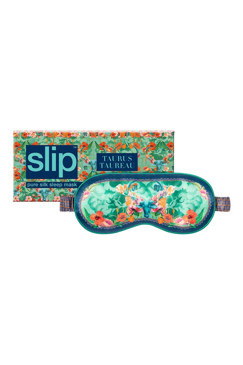Pure Silk Zodiac Sleep Mask, Alternate, color, TAURUS