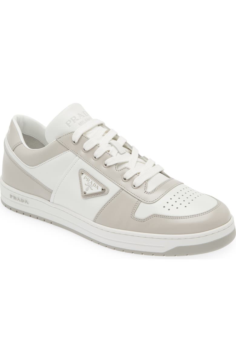 Prada Downtown Logo Low Top Sneaker, Main, color,