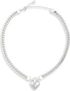 EYE CANDY LOS ANGELES Adeline Heart Pendant Necklace