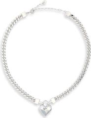 EYE CANDY LOS ANGELES Adeline Heart Pendant Necklace