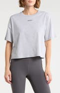 DKNY Metallic Bubble Logo Cotton T-Shirt