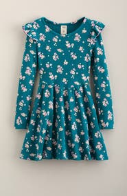 Tucker + Tate Kids' Ribbed Ruffle Dress