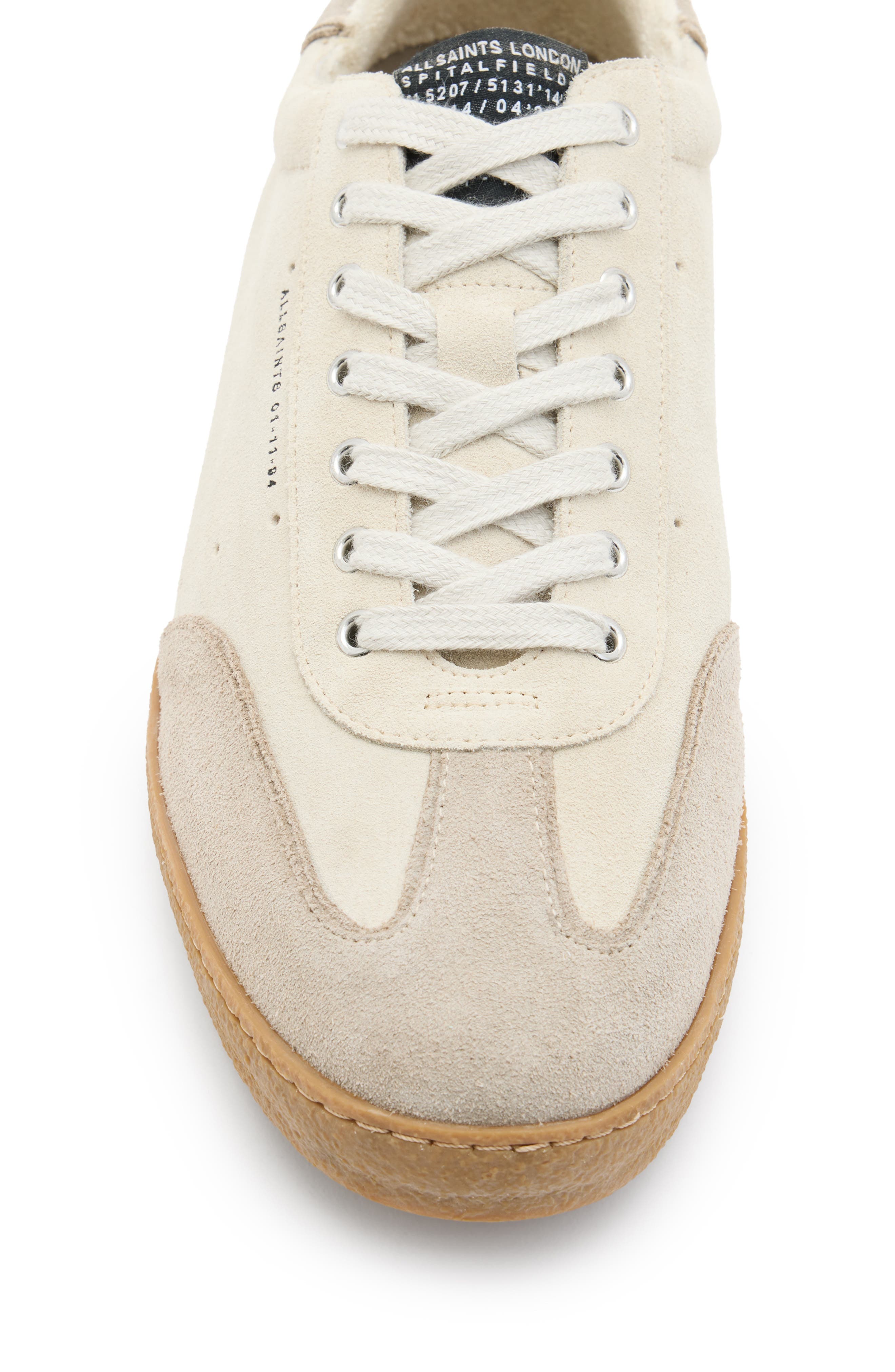 AllSaints Leo Suede Low Top Sneaker, Alternate, color, 