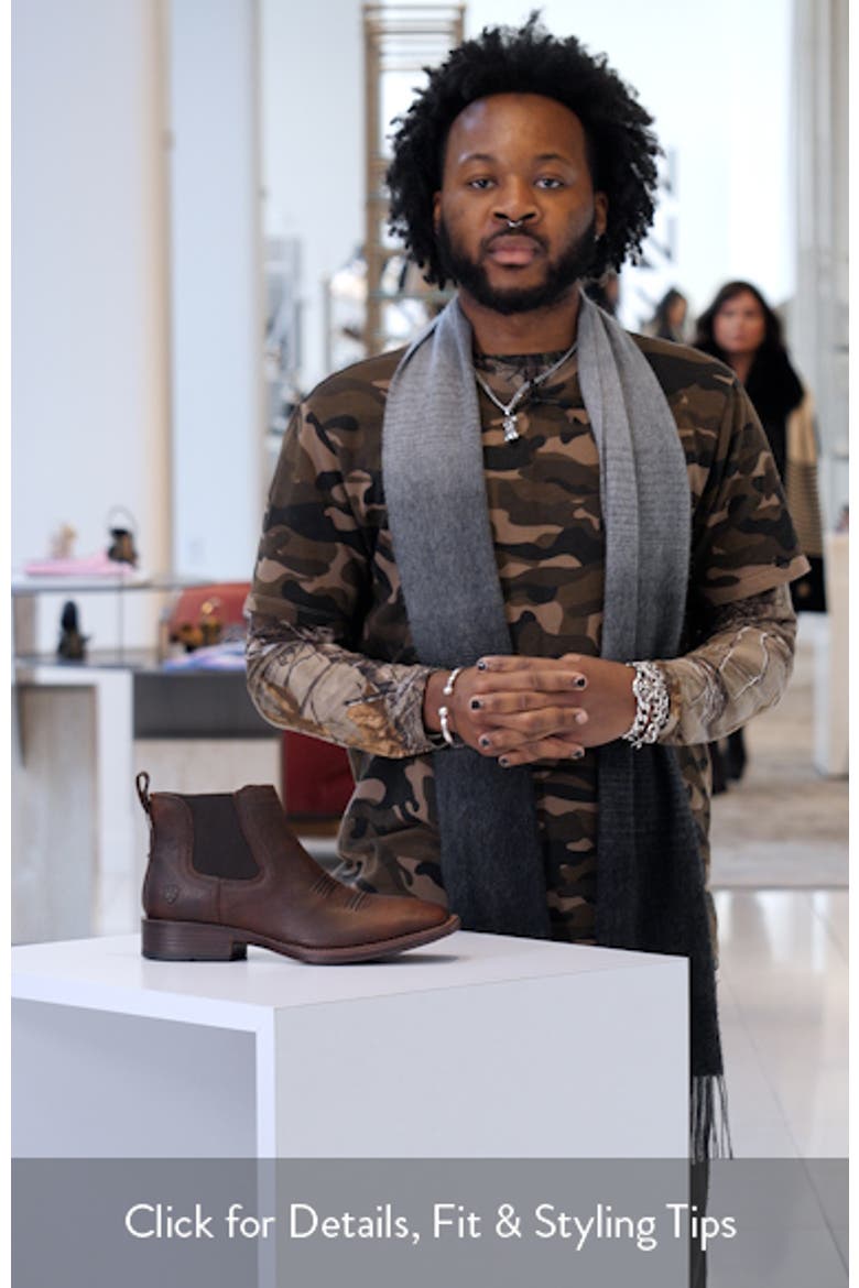 Booker Ultra Square Toe Western Chelsea Boot video