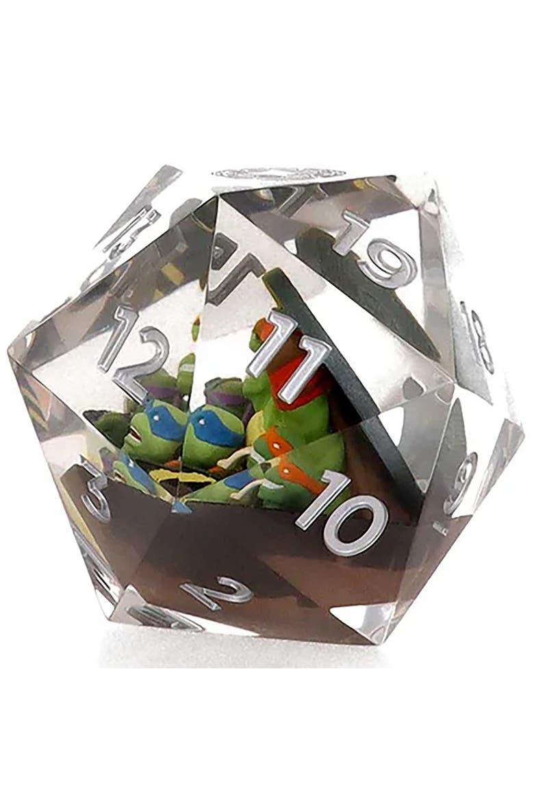 Teenage Mutant Ninja Turtles Spindown d20 Collectible Dice, Ages 14+, Alternate, color, Multicolored