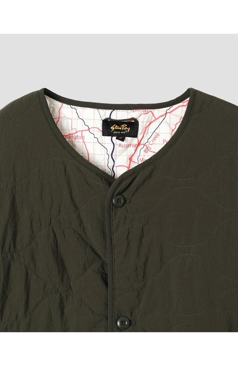 STAN RAY Reversible Quilted Liner Jacket, Alternate, color, Olive