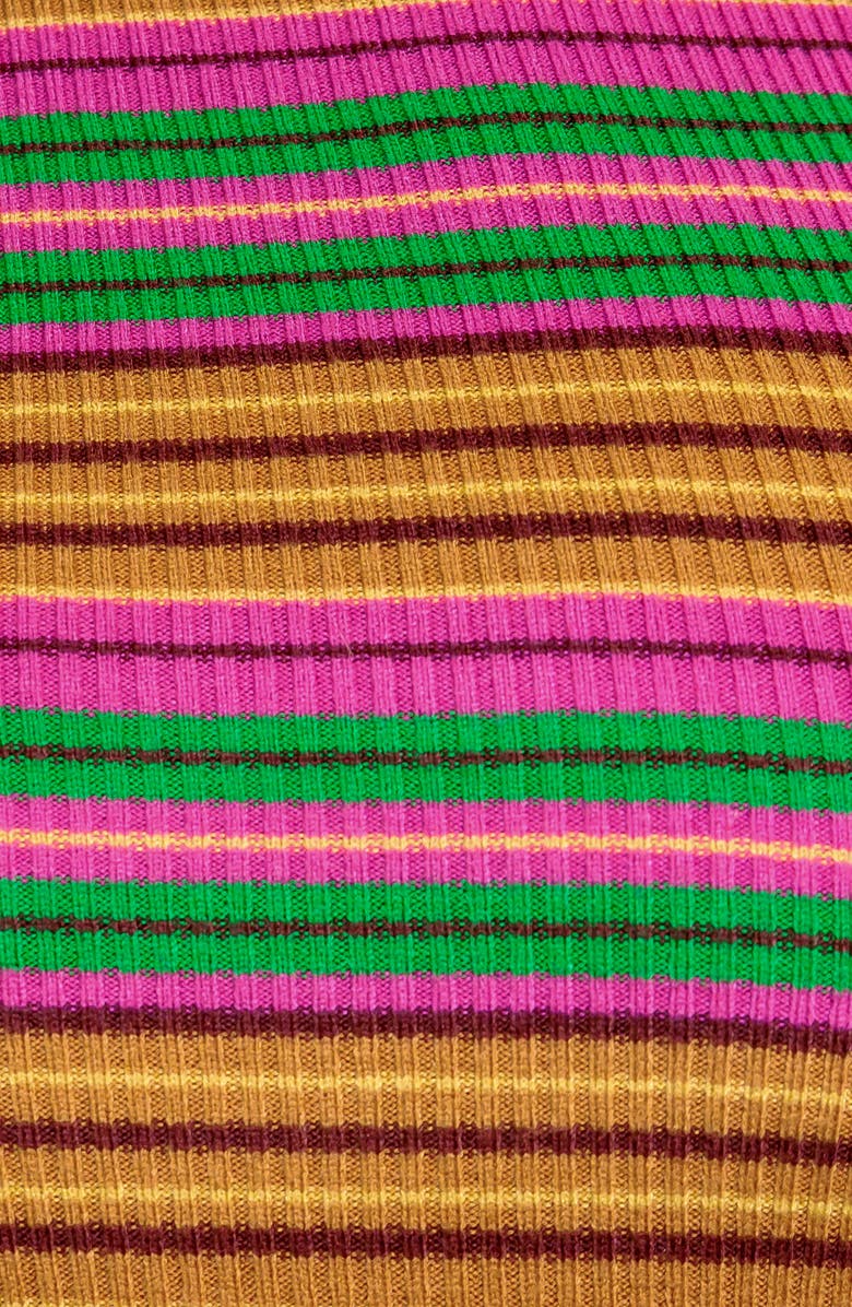 FLYING TOMATO Stripe Sweater, Alternate, color, Pink Green