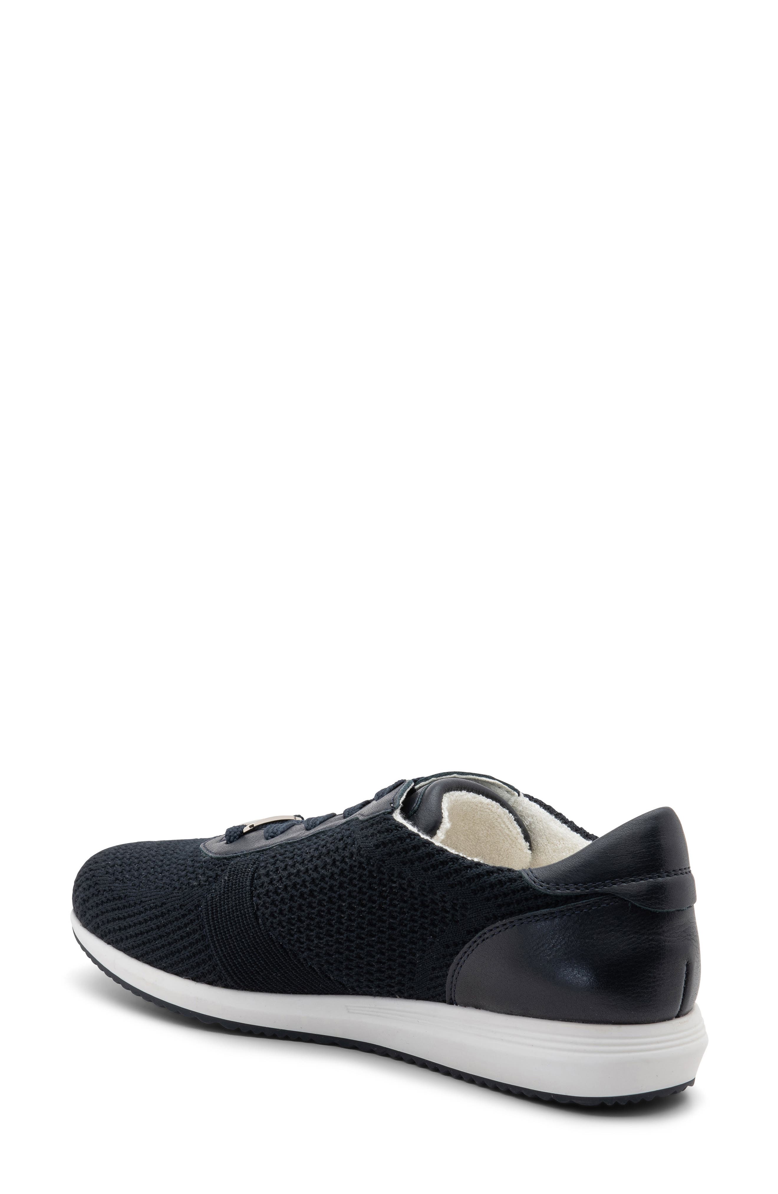 ara Lilly II Sneaker, Alternate, color, Navy Wovenstretch