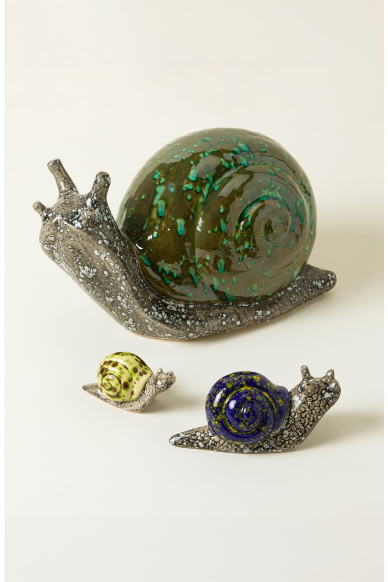 Ceramic Garden Snail by Goose and Company Ltd, Main, color, Multi