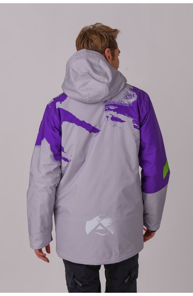 OOSC Afterparty Jacket, Alternate, color, Grey & Purple