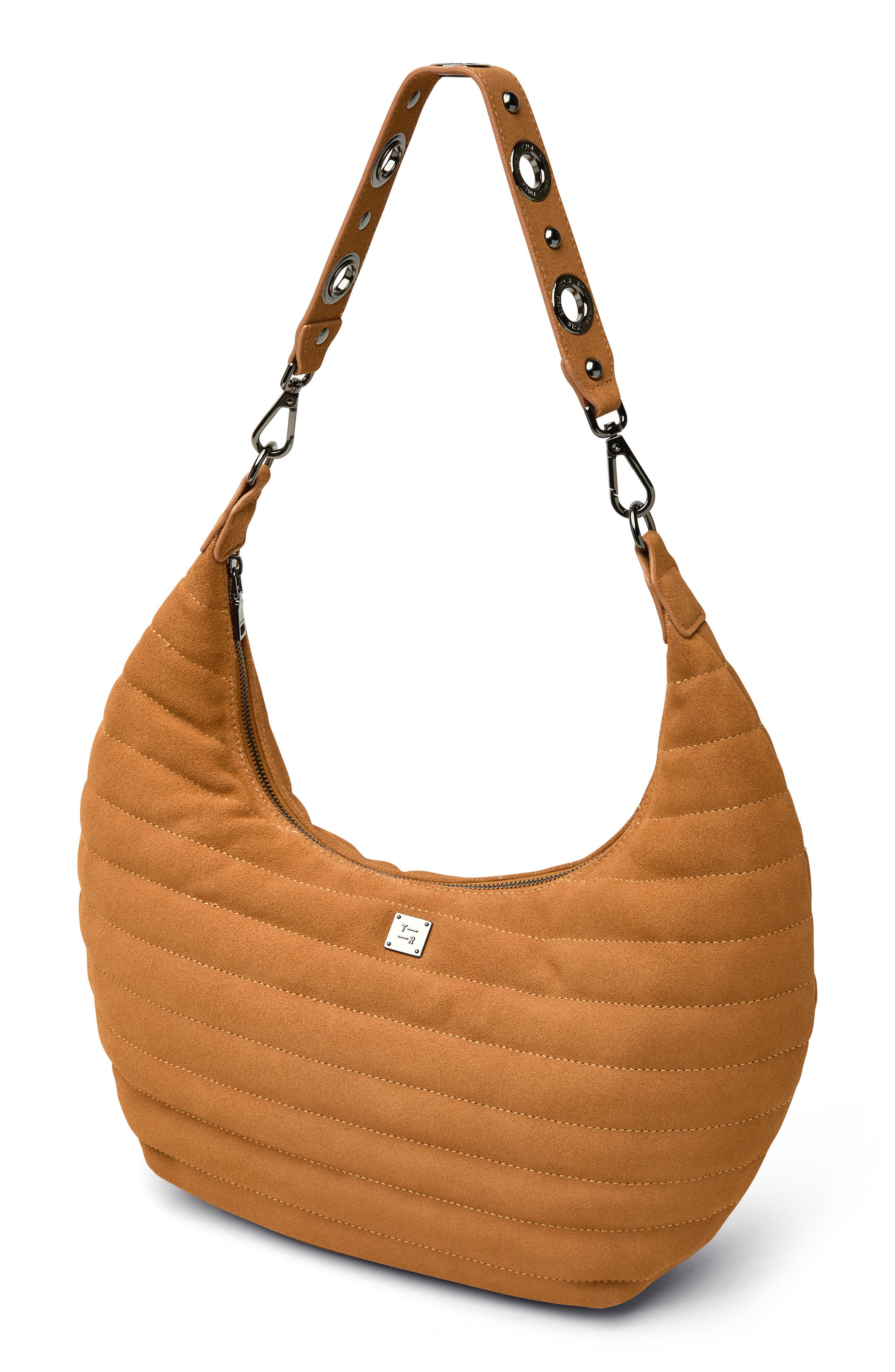 THINK ROYLN Moonstruck Shoulder Bag, Alternate, color, Terracotta Suede