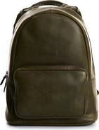 Velez Smooth Leather Backpack with Vintage Effect