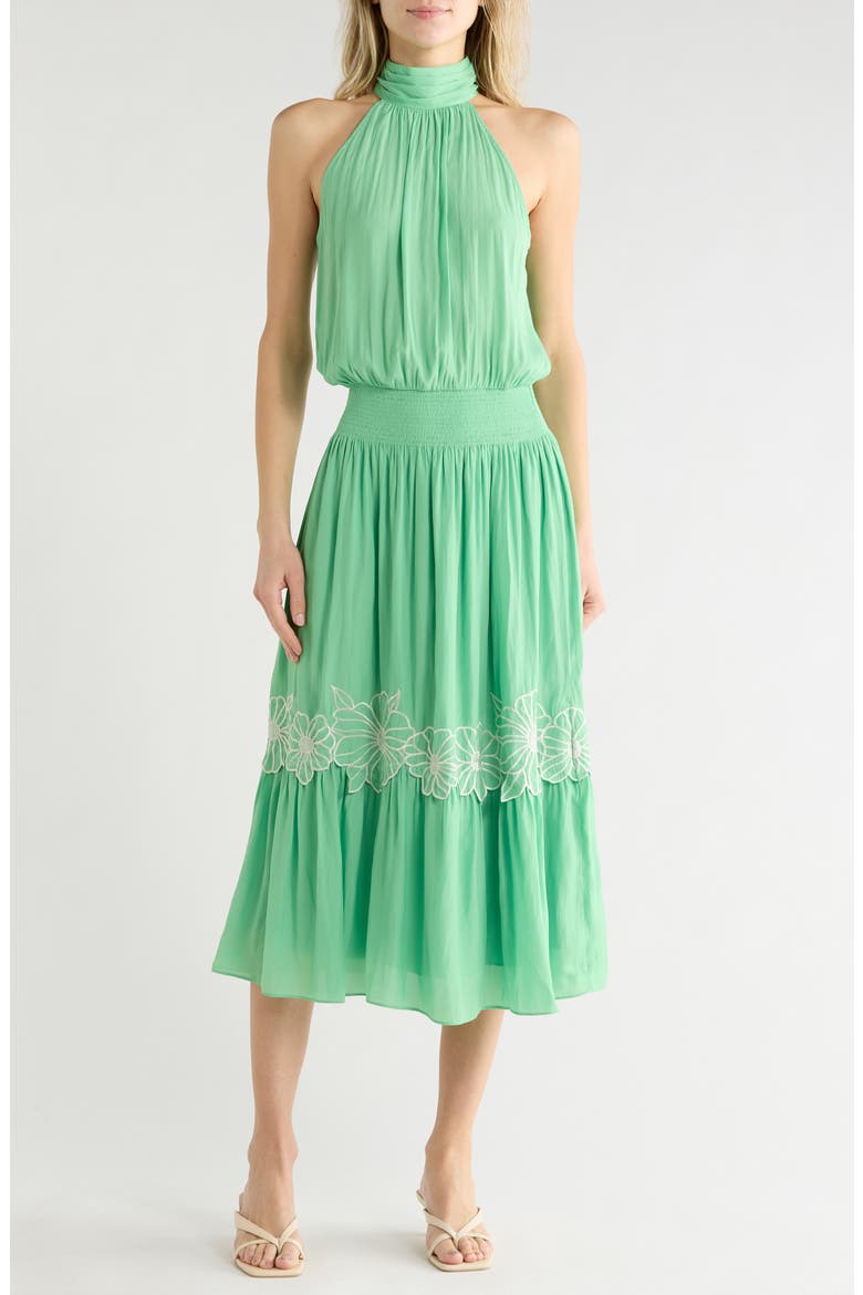 Elinora Sleeveless Maxi Dress, Main, color, BRIGHT FERN