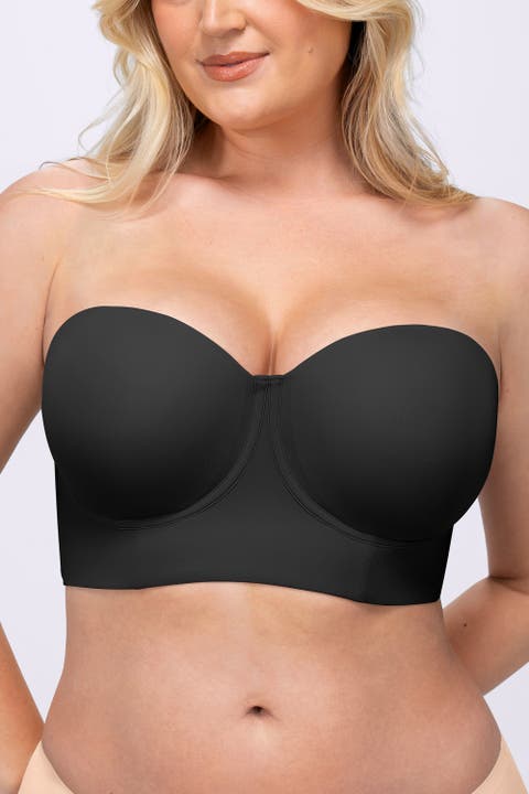 Strapless Convertible Underwire Bra Full Coverage