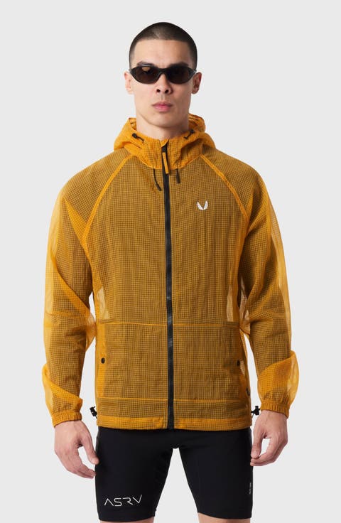 Weather-Ready Transparent Ripstop Shell Jacket