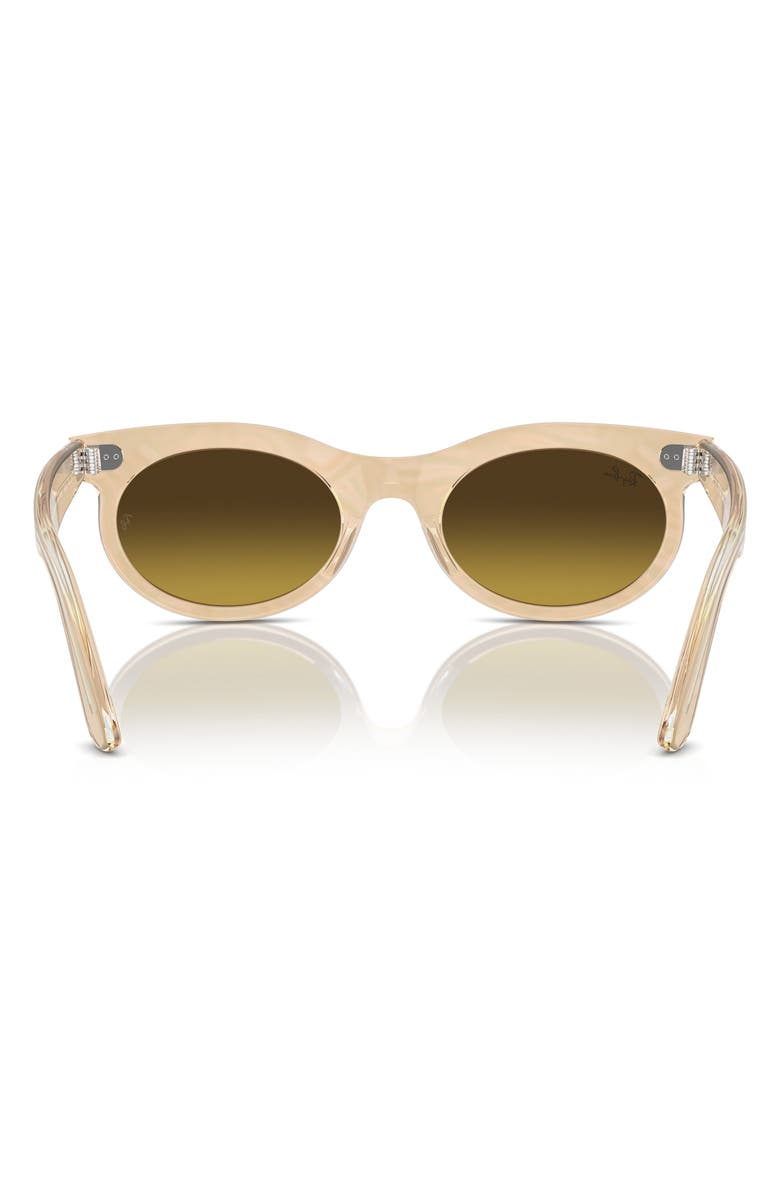 Ray-Ban Wayfarer 53mm Oval Sunglasses, Alternate, color, Brown Gradient
