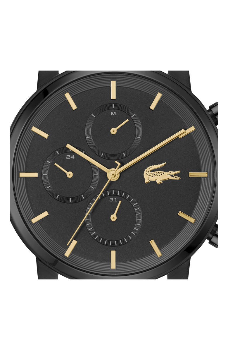 Lacoste Replay Chronograph Bracelet Watch, 44mm, Alternate, color, Black