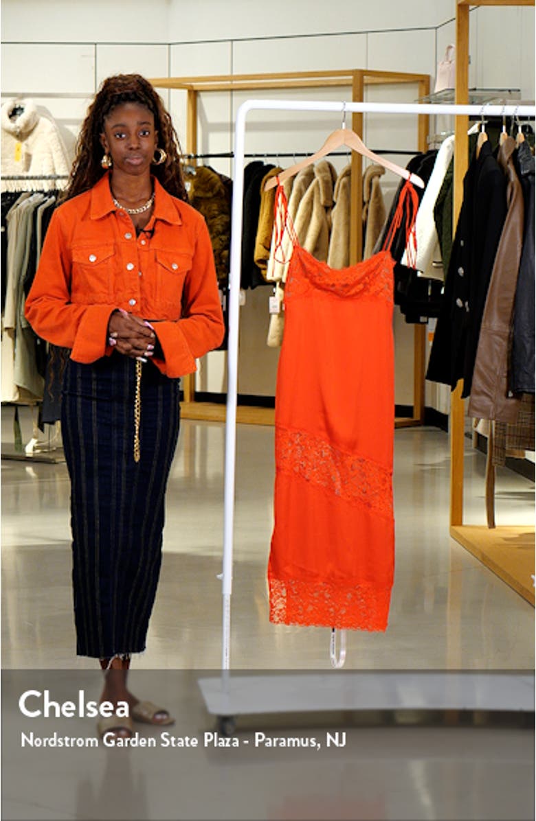 Lace Panel Midi Cocktail Dress, sales video thumbnail