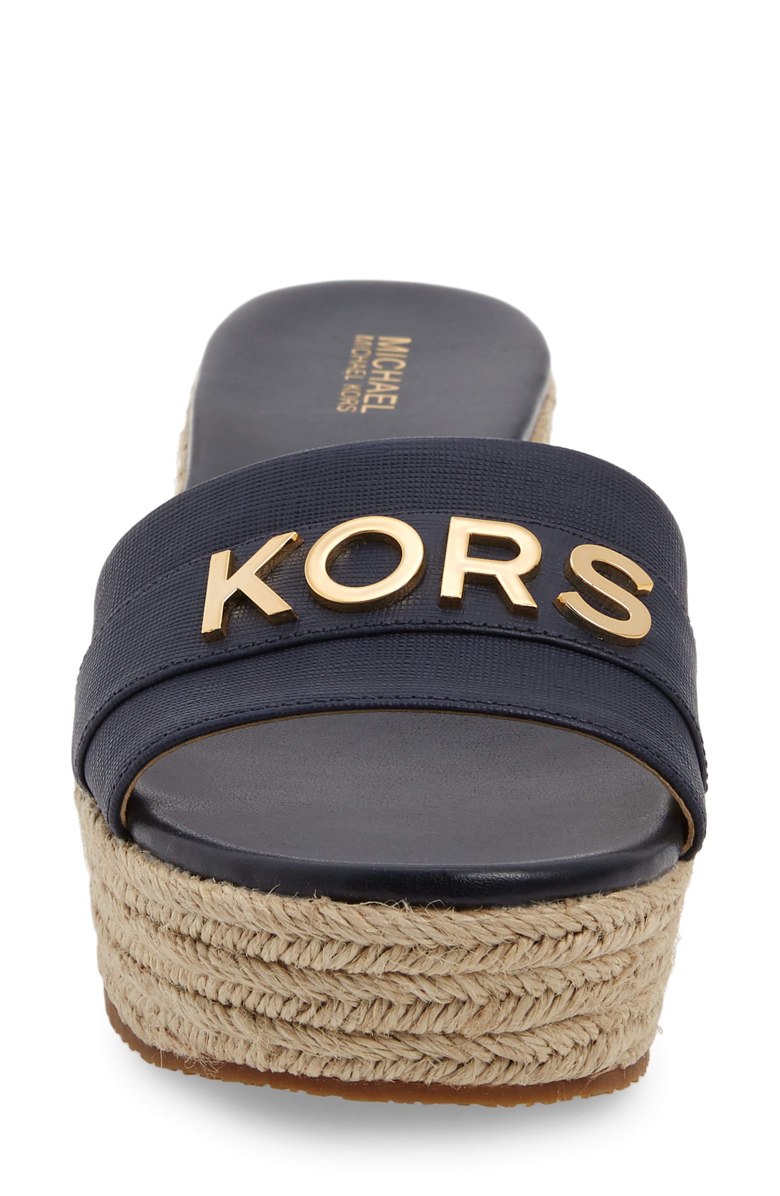 MICHAEL Michael Kors Brady Platform Slide Sandal, Alternate, color, 