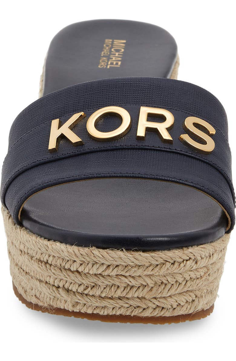 MICHAEL Michael Kors Brady Platform Slide Sandal, Alternate, color,