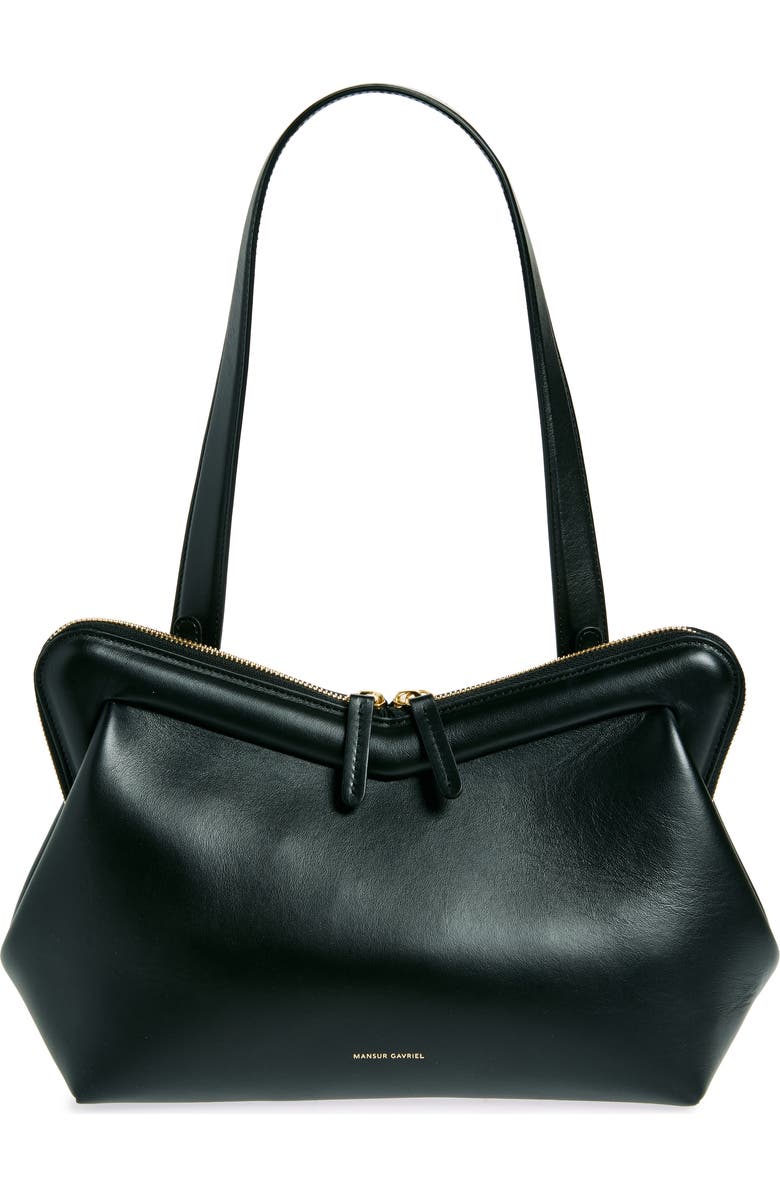 Mansur Gavriel M Frame Leather Shoulder Bag, Main, color,