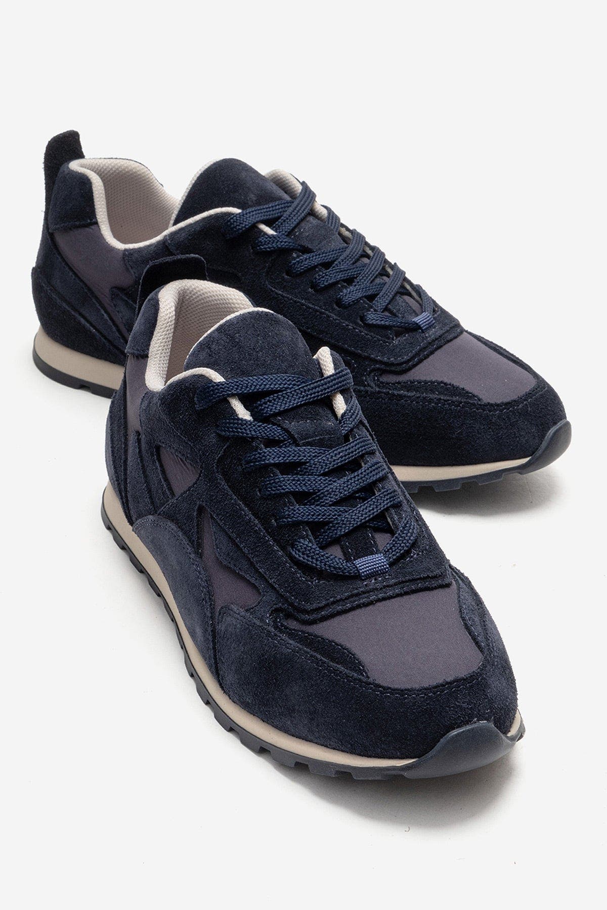 Navy Suede