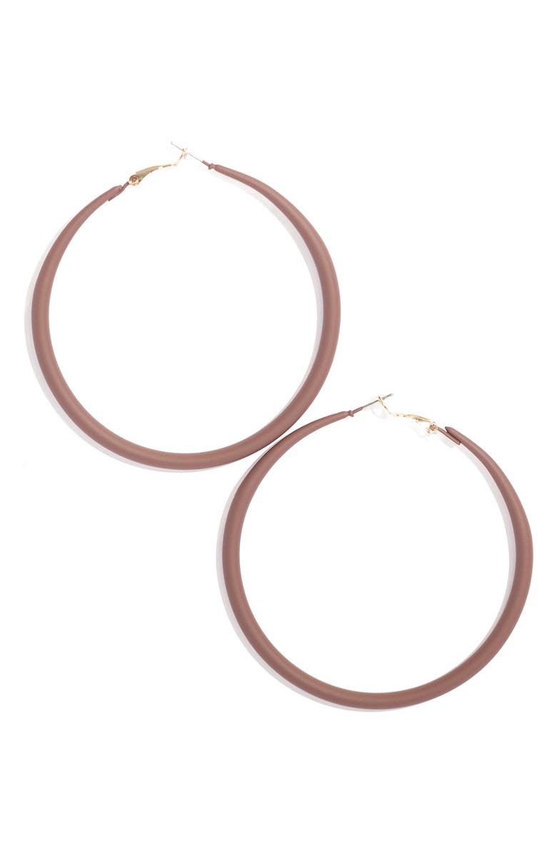 Hoop Mobb Melanted Hoop Earrings, Main, color, 