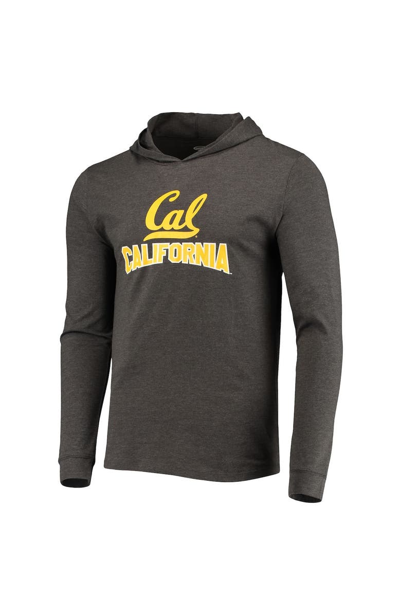 CONCEPTS SPORT Men's Concepts Sport Navy/Heather Charcoal Cal Bears Meter Long Sleeve Hoodie T-Shirt & Jogger Pajama Set, Alternate, color, 