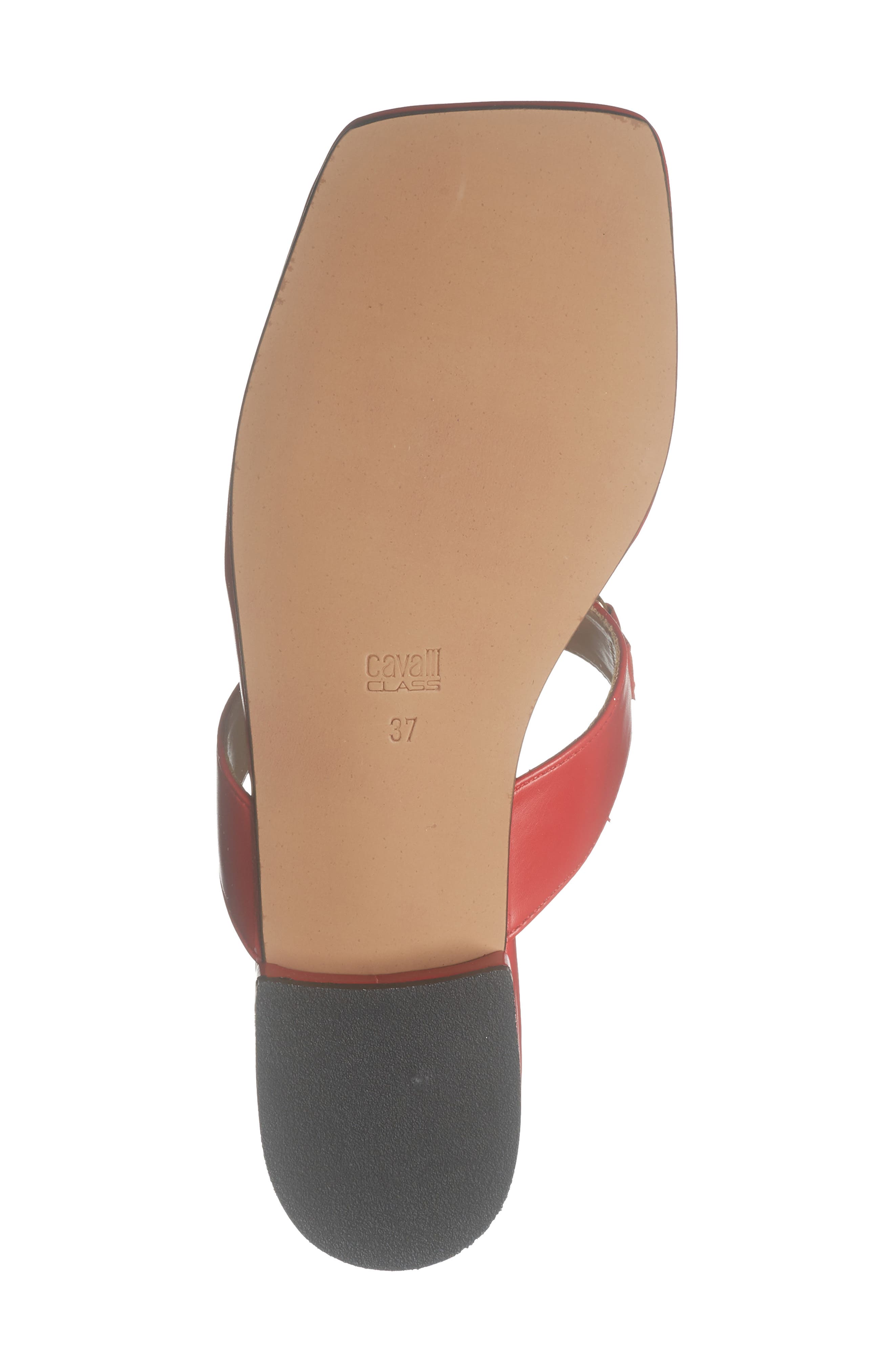 Roberto Cavalli Toe Post Sandal, Alternate, color, Red