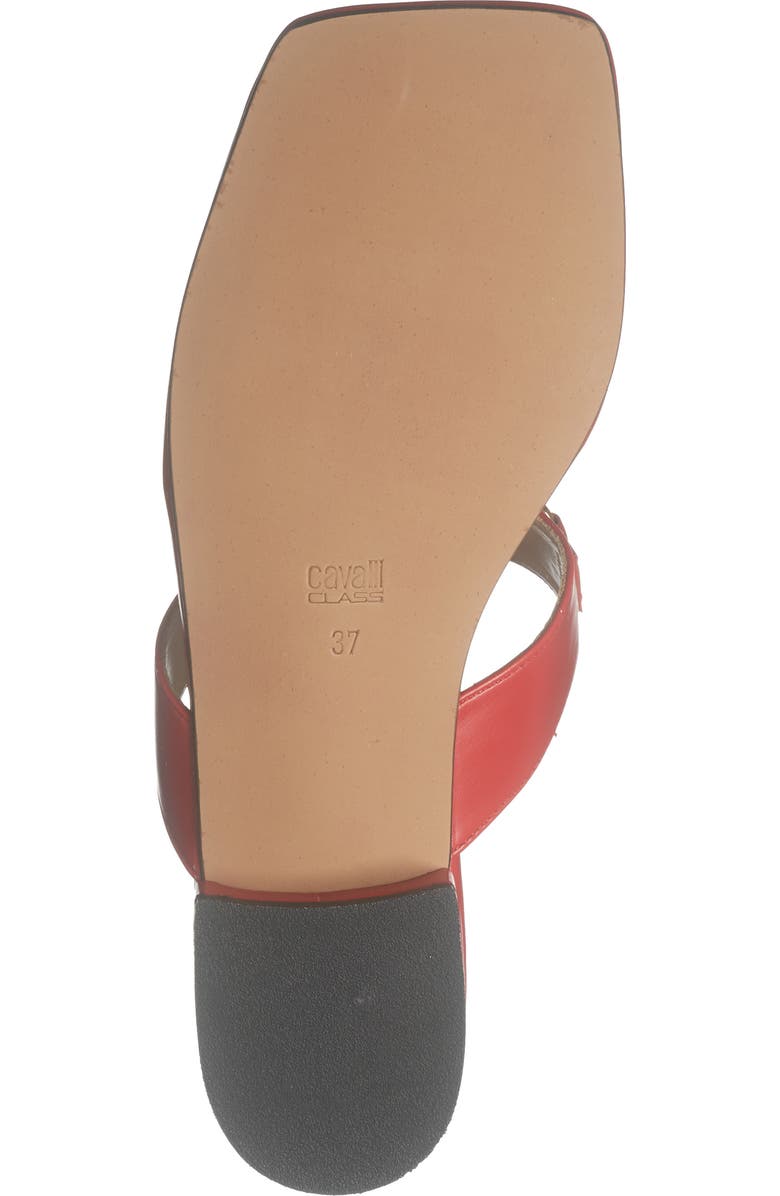 Roberto Cavalli Toe Post Sandal, Alternate, color, Red