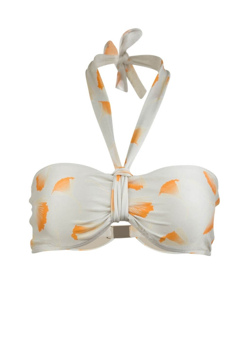 Sauipe Bianca Strapless Bikini Top, Alternate, color, Ginkgo Ivory