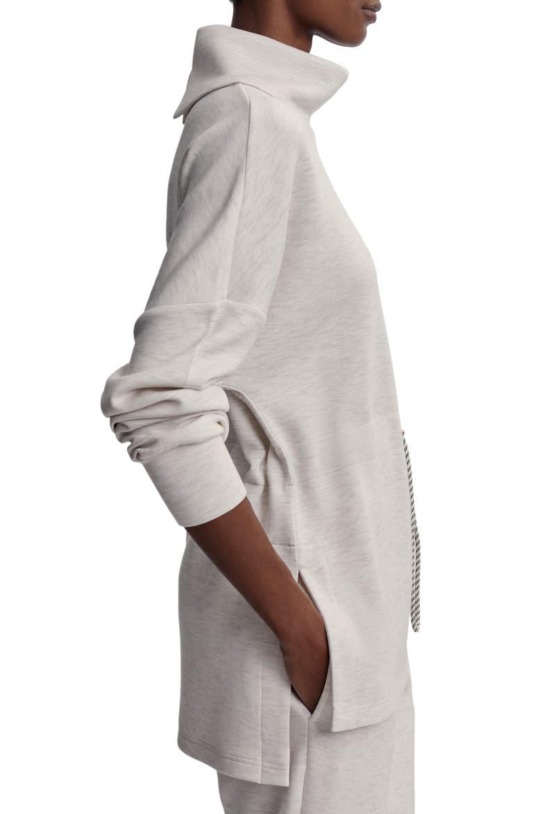 Freya Funnel Neck Sweatshirt, Alternate, color, IVORY MARL
