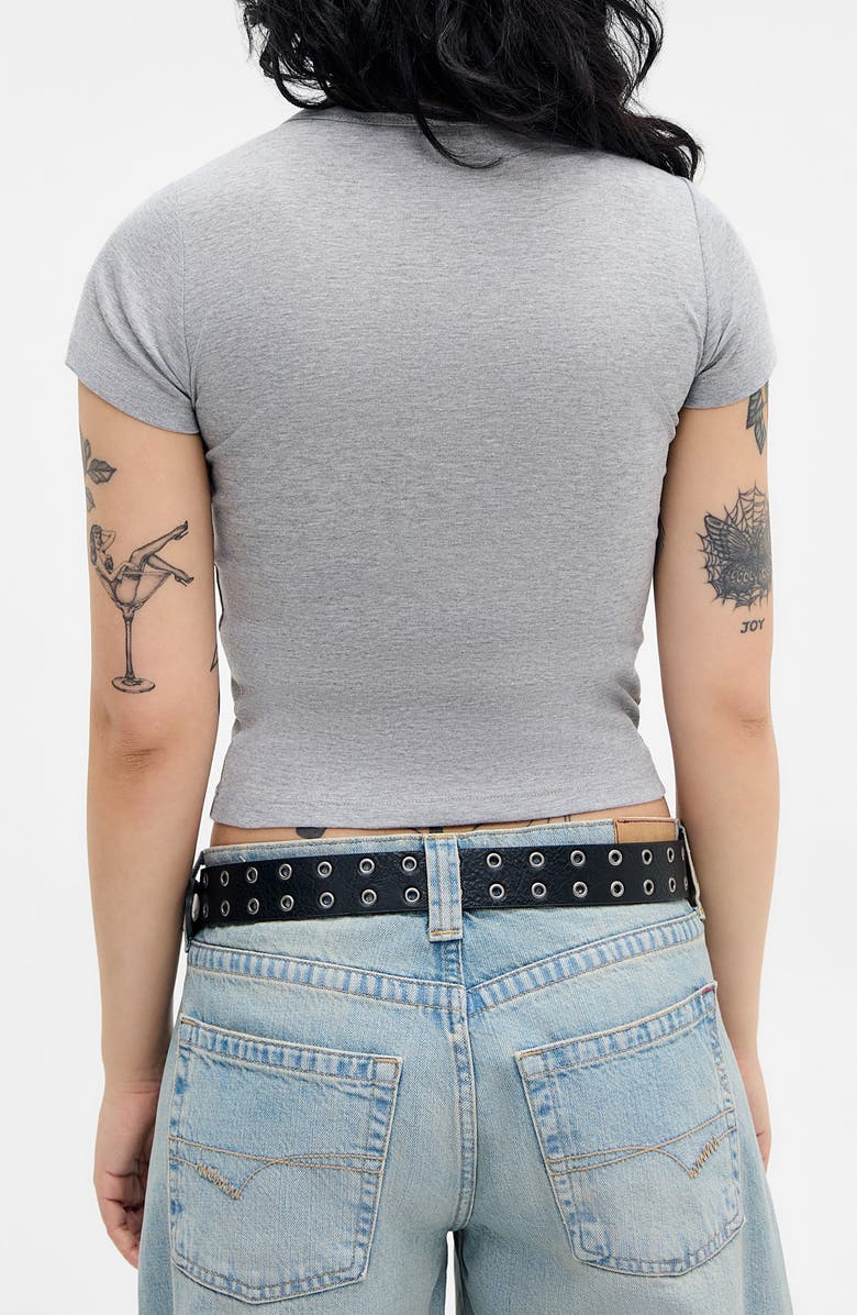 BDG Urban Outfitters Detroit Cotton Baby Tee, Alternate, color, Grey