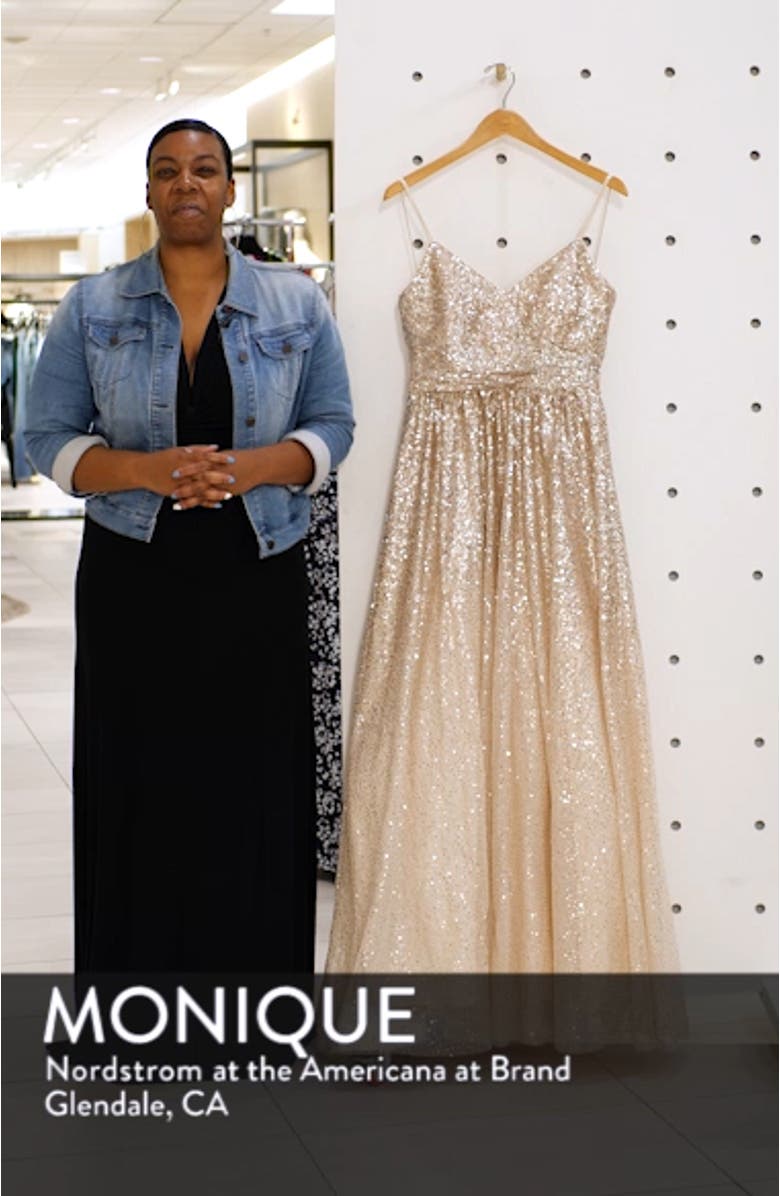 Ombré Sequin Gown, sales video thumbnail