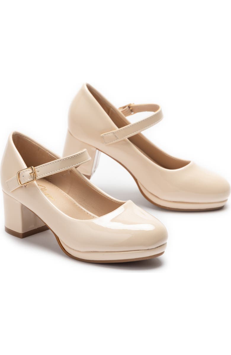 Tulleen Aurelia Mary Jane Shoes, Main, color, Beige